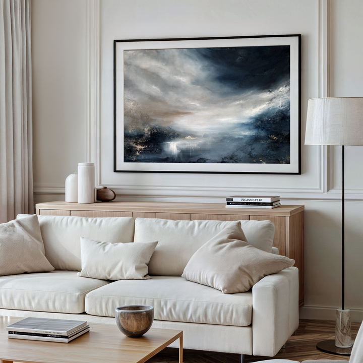 Hope Beyond the Storm -60x84cm Original Oil Painting on Fine Art Paper