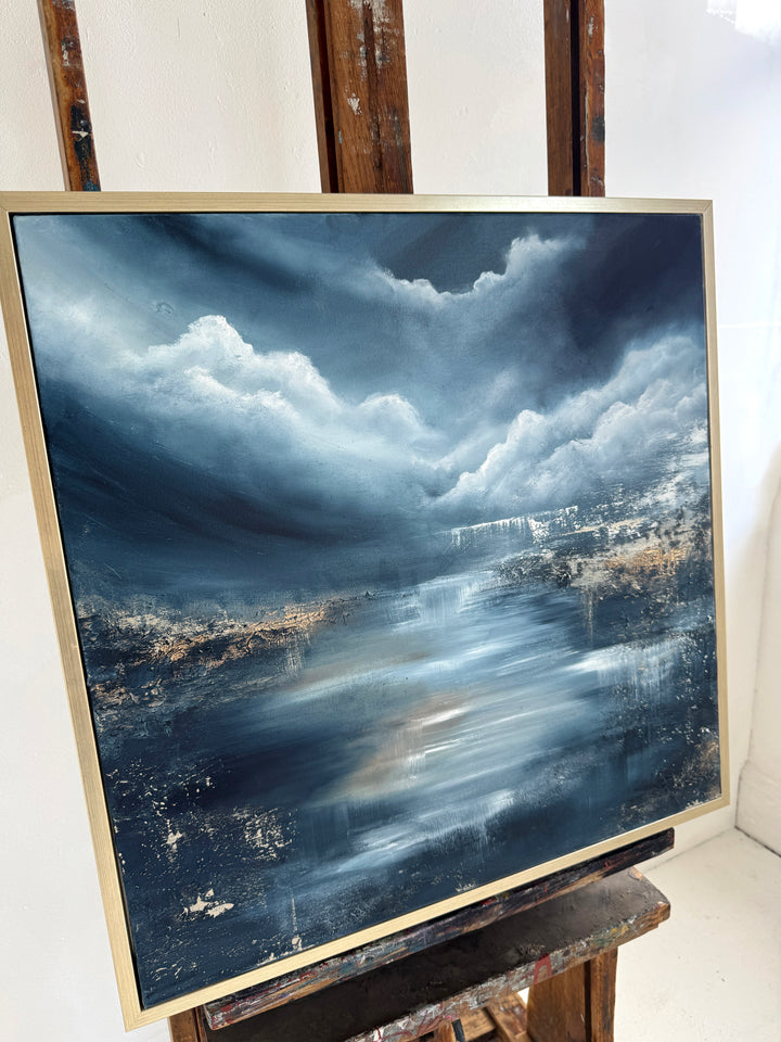 Ocean of Freedom & Love- 60x60cm Original Oil Painting on Canvas