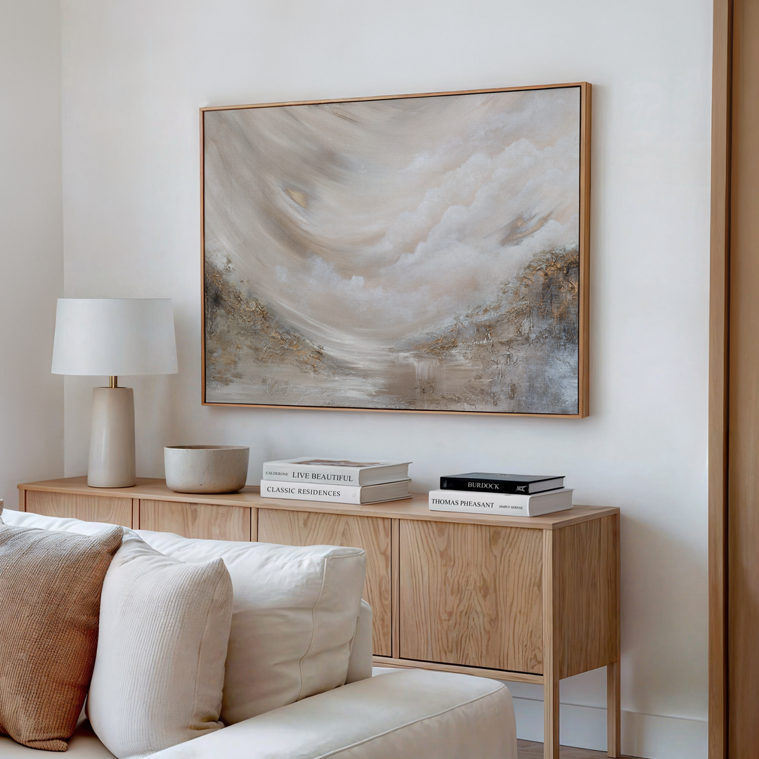 Heavenly Horizon - Framed canvas print