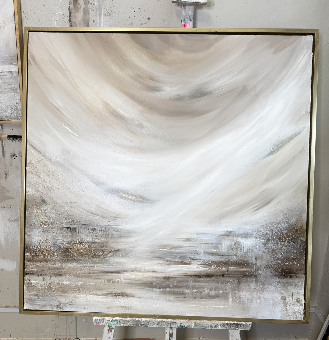 Arc of light-100x100cm Original Oil Painting on Canvas