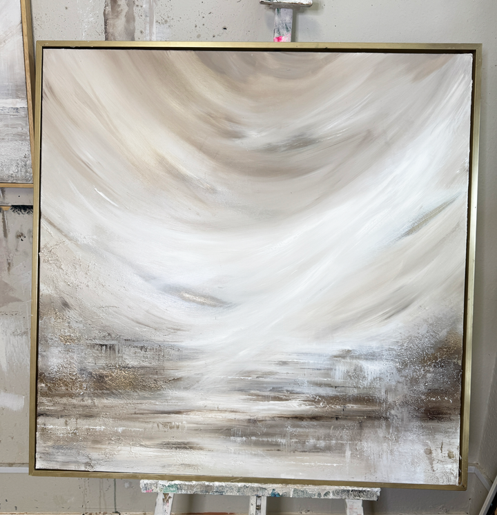Arc of light-100x100cm Original Oil Painting on Canvas