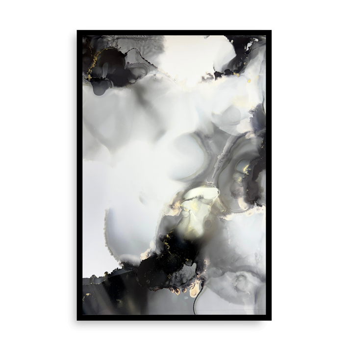 The Flow of Serenity  -60x84cm Original fluid Painting