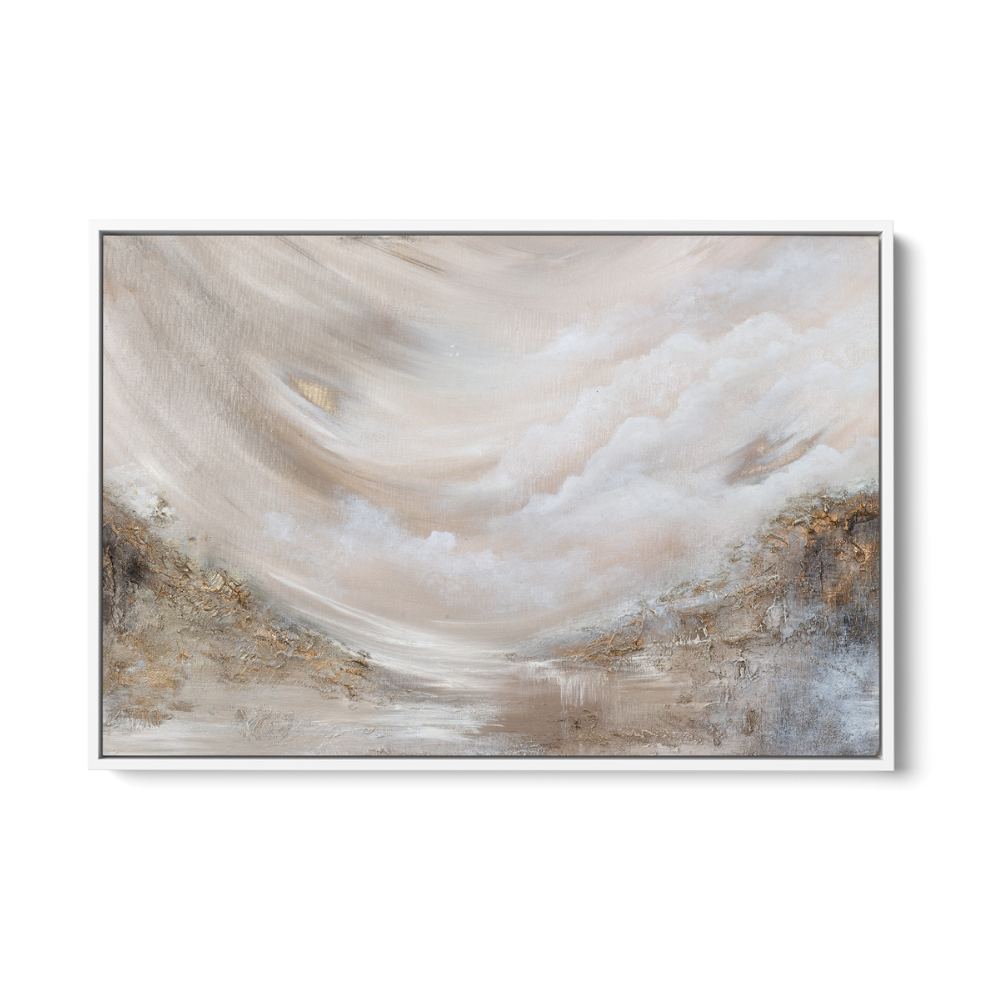 Heavenly Horizon - Framed canvas print