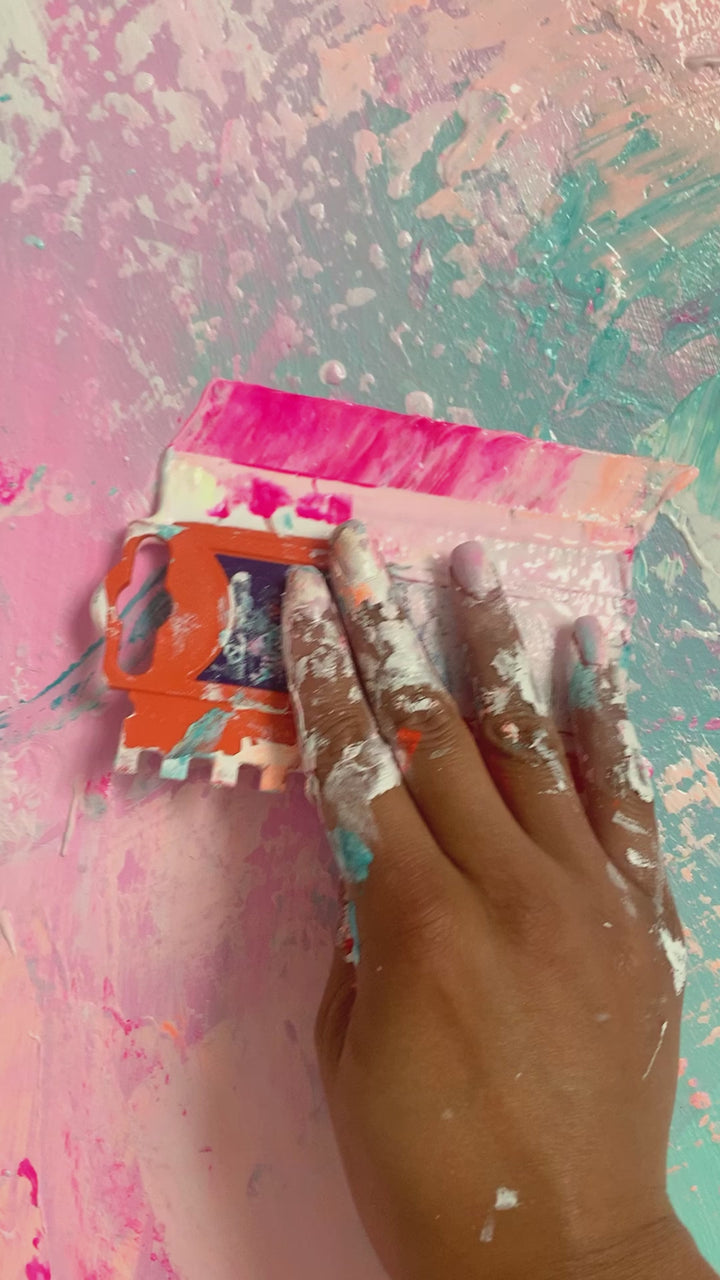 Trust the process original canvas