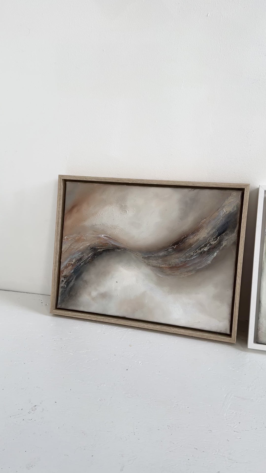 A Flow of Hope- Original Oil Painting on 32x42cm Framed Canvas