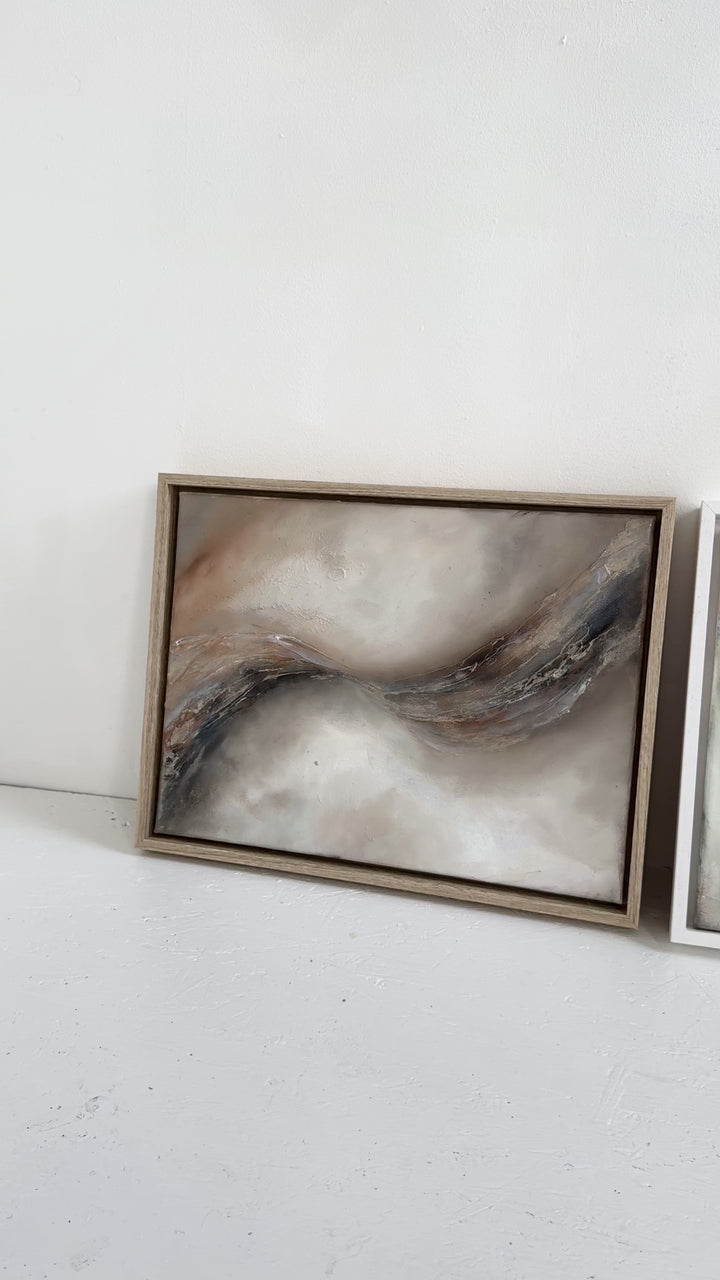 A Flow of Hope- Original Oil Painting on 32x42cm Framed Canvas