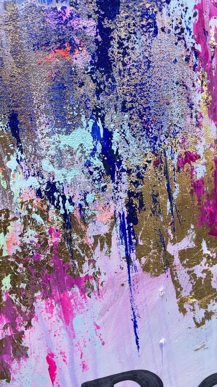 Relentlessly believe in you original canvas