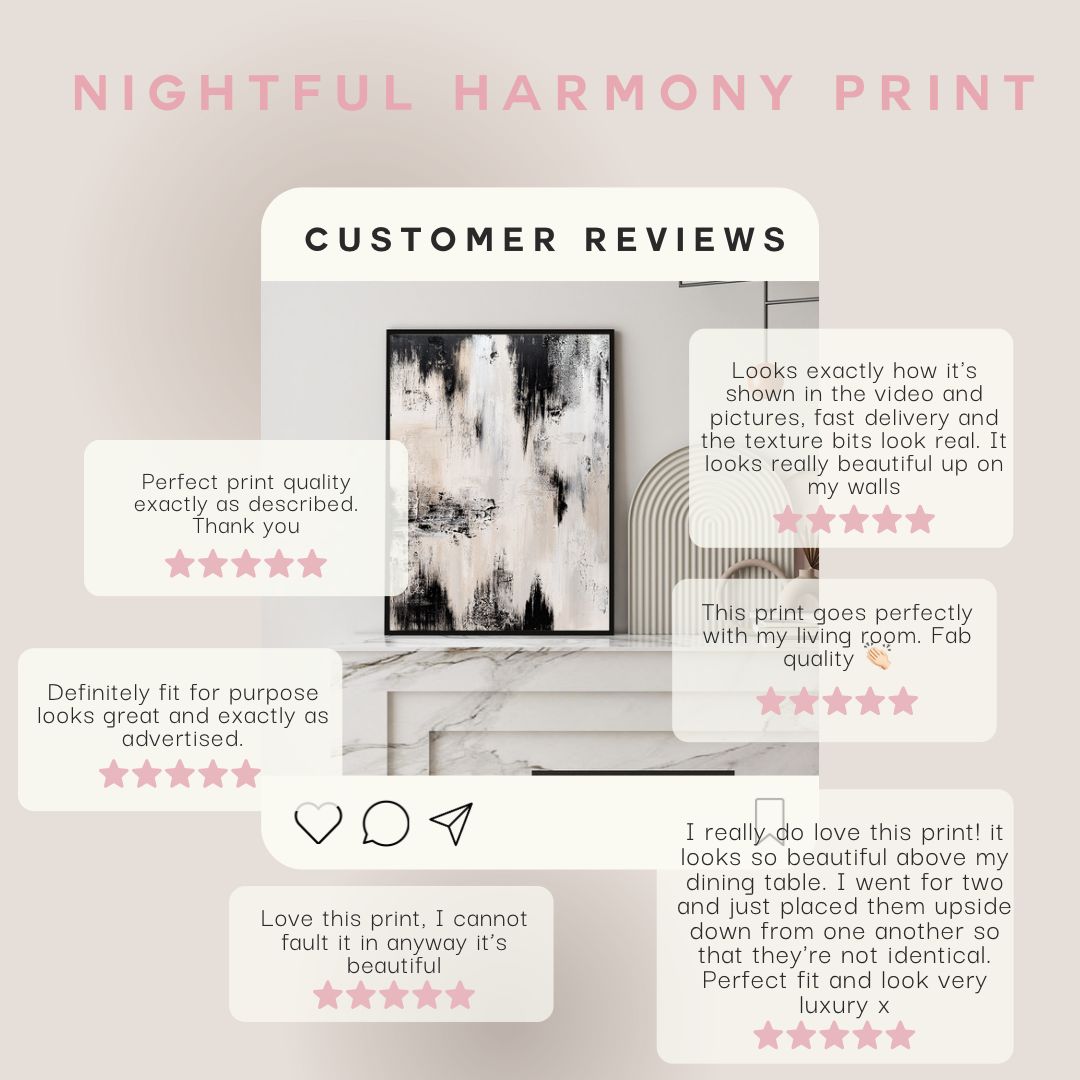 Nightful harmony print