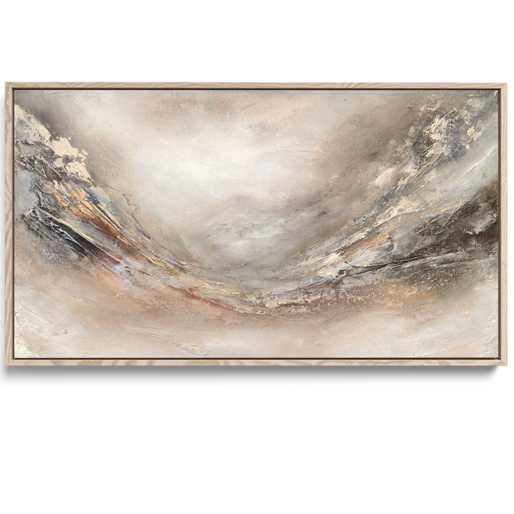 The hope that shines – 150x100cm XL Framed canvas print