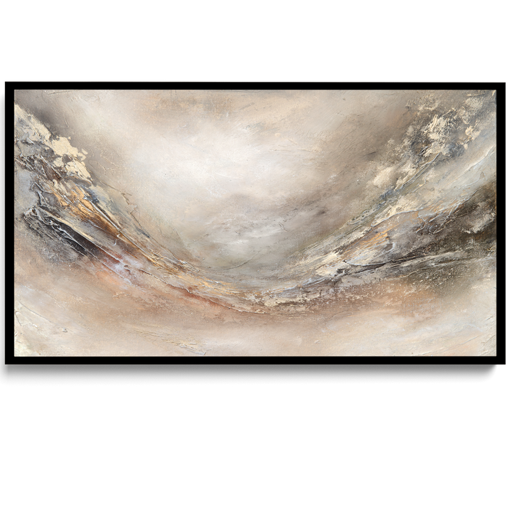 The hope that shines – 150x100cm XL Framed canvas print