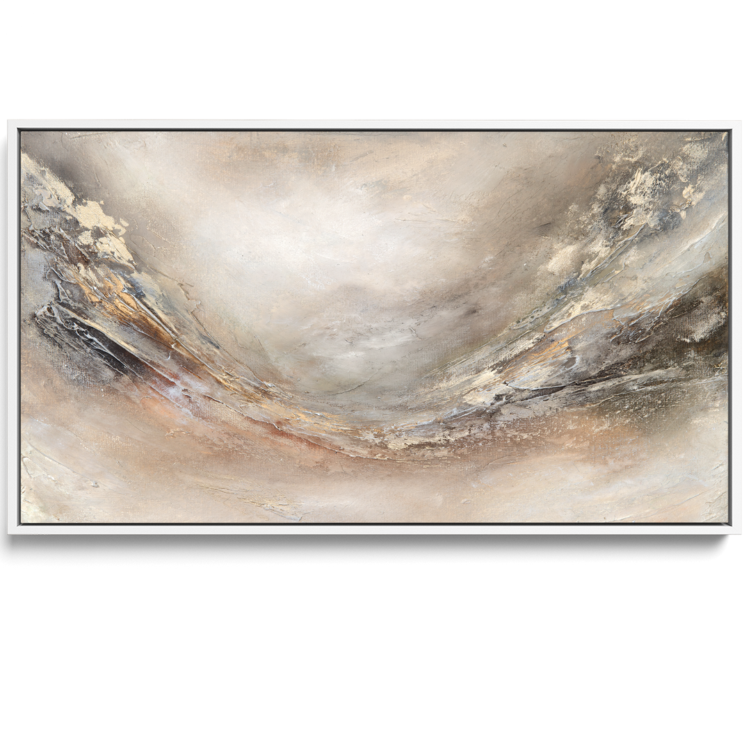 The hope that shines – 150x100cm XL Framed canvas print