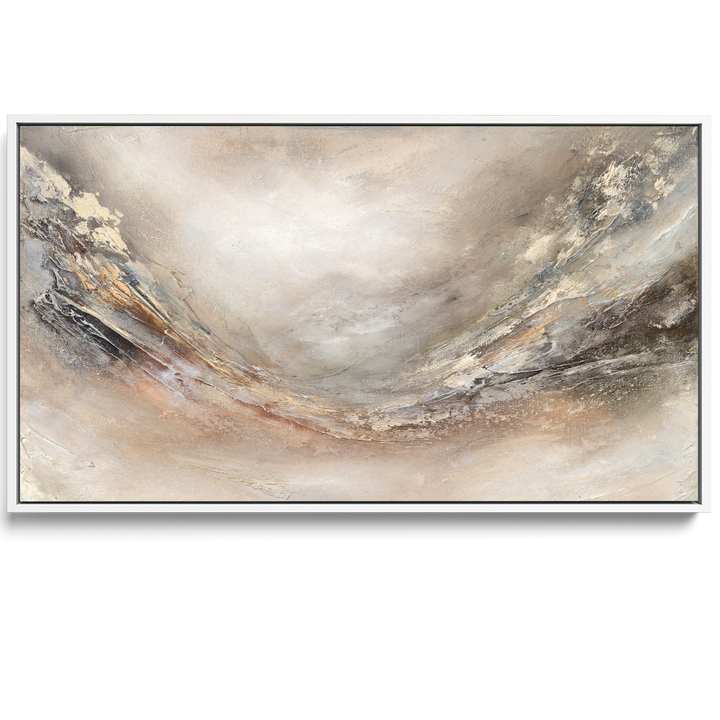 The hope that shines – 150x100cm XL Framed canvas print