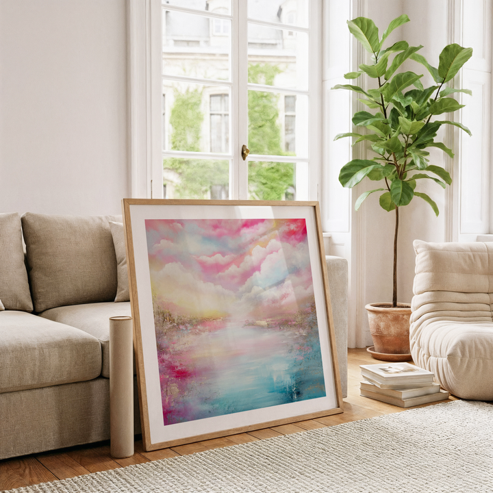 Ocean of Delight- Square 50x50cm Fine art print