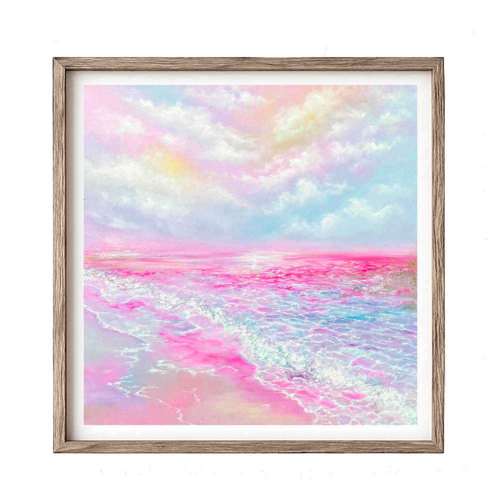 Where Happiness Blooms- Square 50x50cm Fine art print