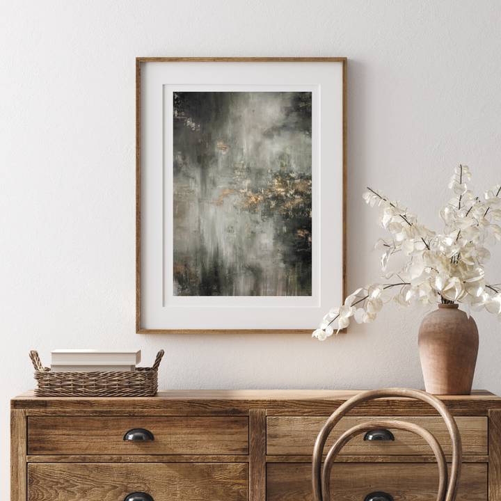 Whispers of Emerald Twilight portrait- Fine art print