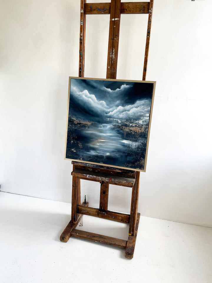 Ocean of Freedom & Love- 60x60cm Original Oil Painting on Canvas