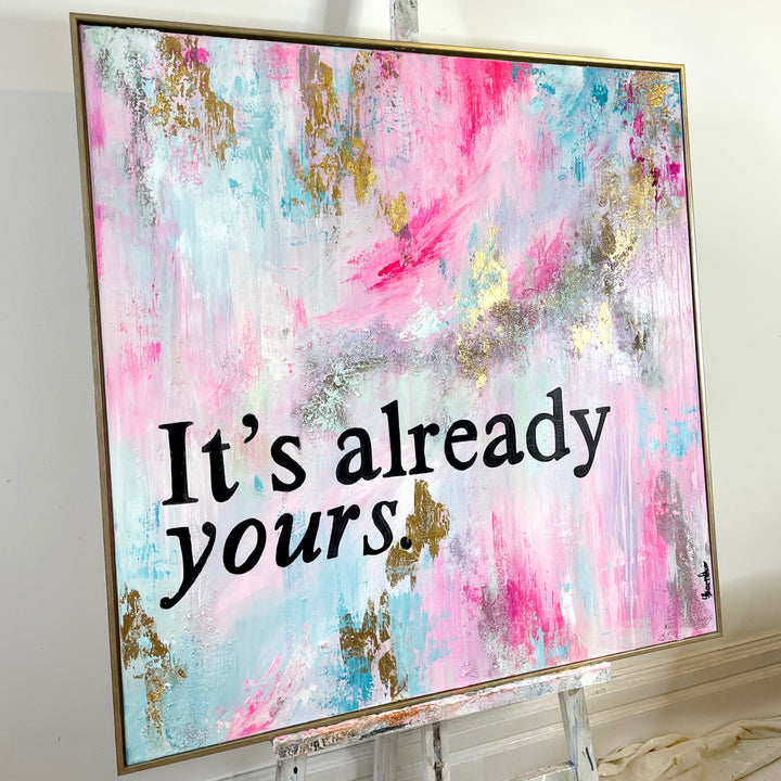 It's yours original canvas