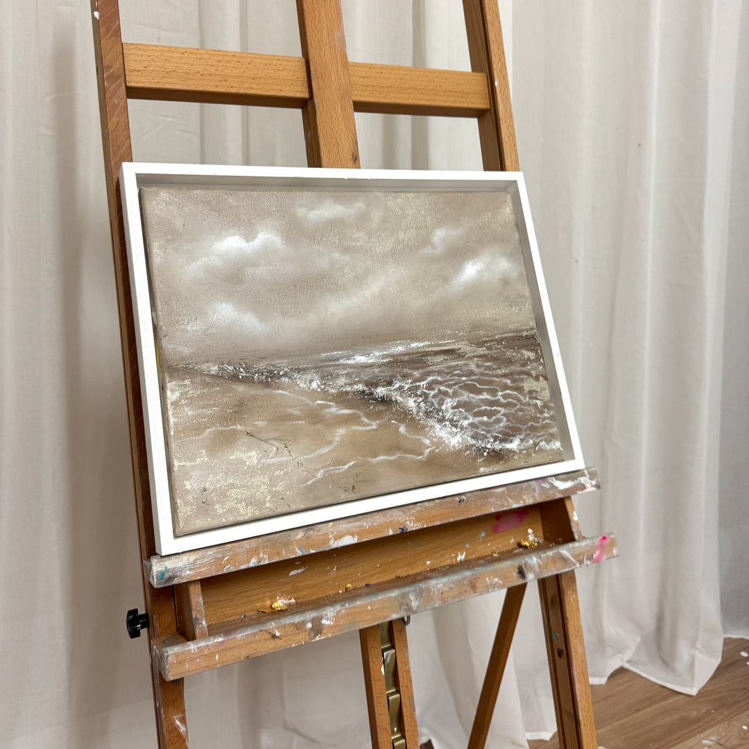 The Sea of Endless Dreams- Original Oil Painting on 32x42cm Framed Canvas