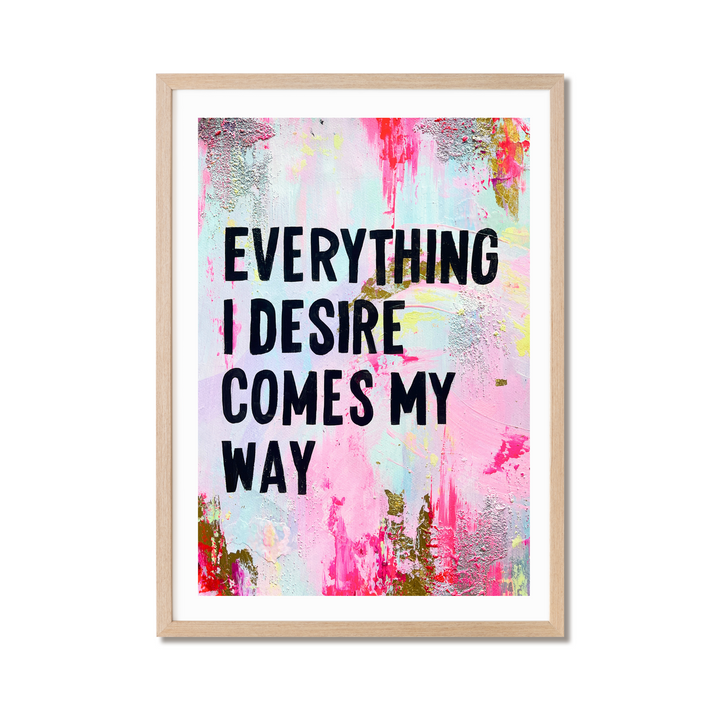 Everything I desire original art A2