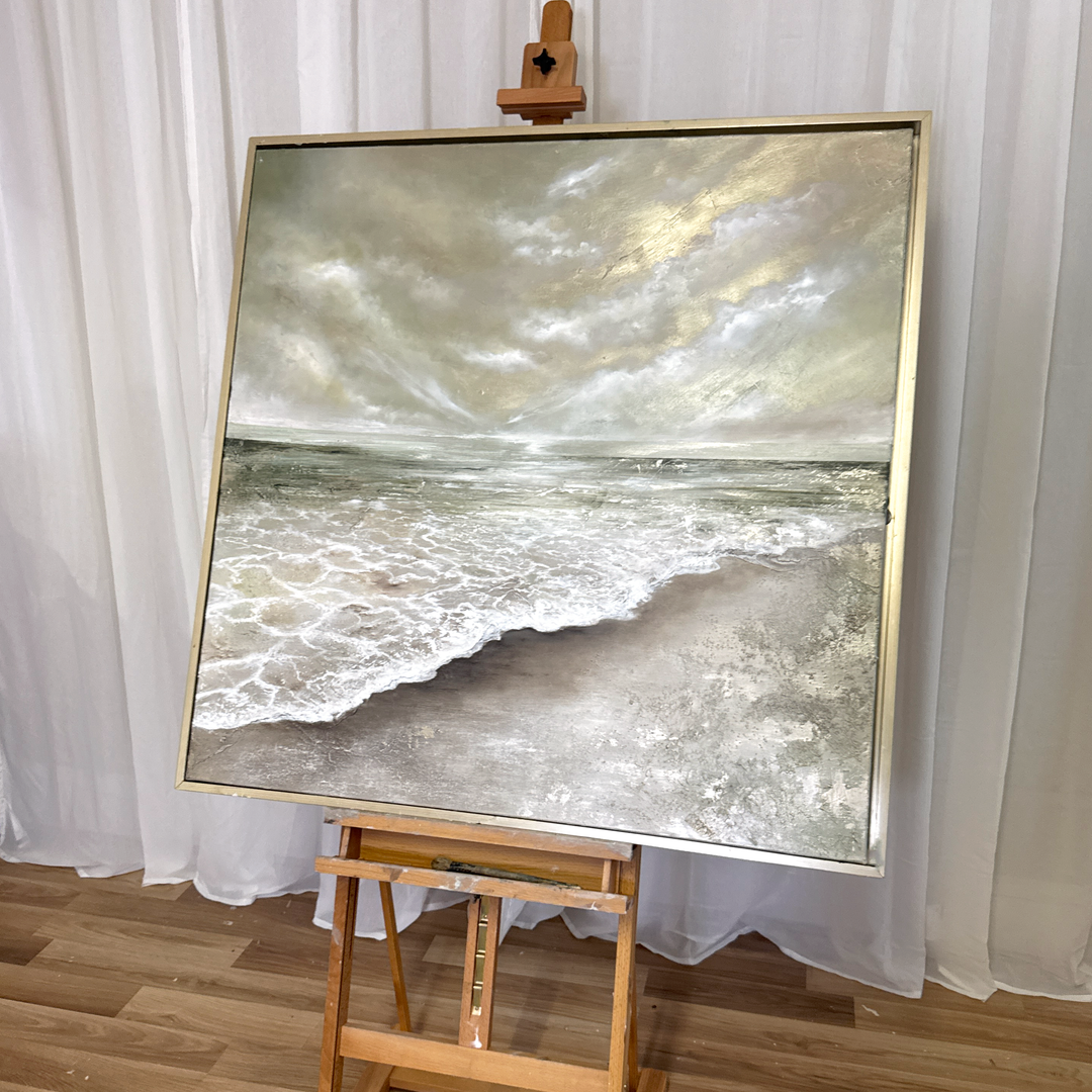 The Tide of Wonder -Original oil painting 100x100cm