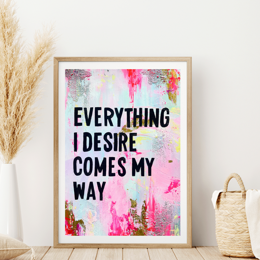 Everything I desire original art A2