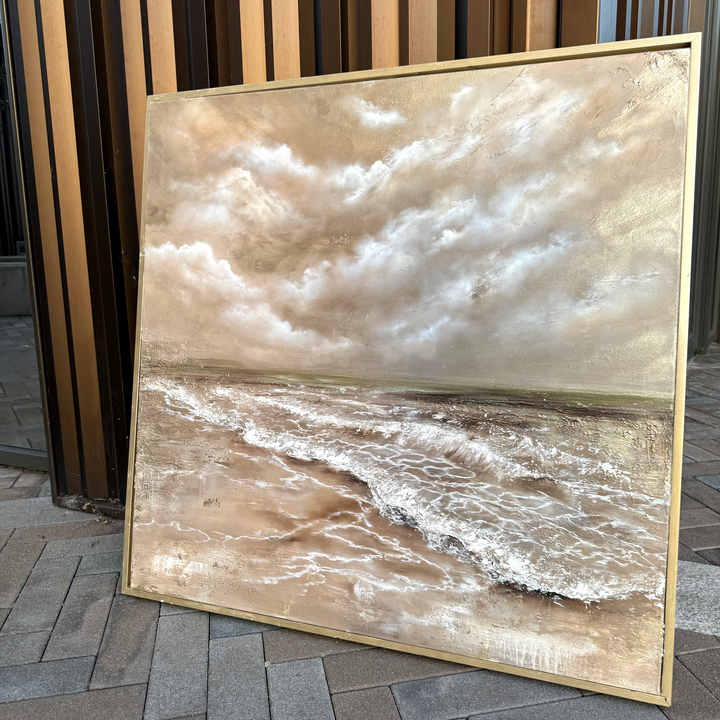 Where the Light Finds You -Original oil painting 100x100cm