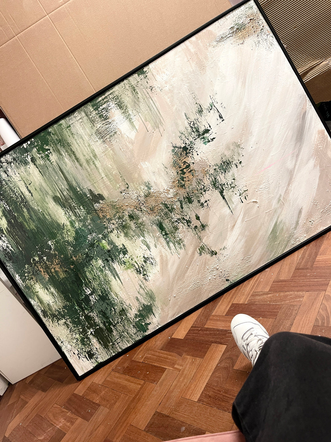 Emerald Twilight original canvas