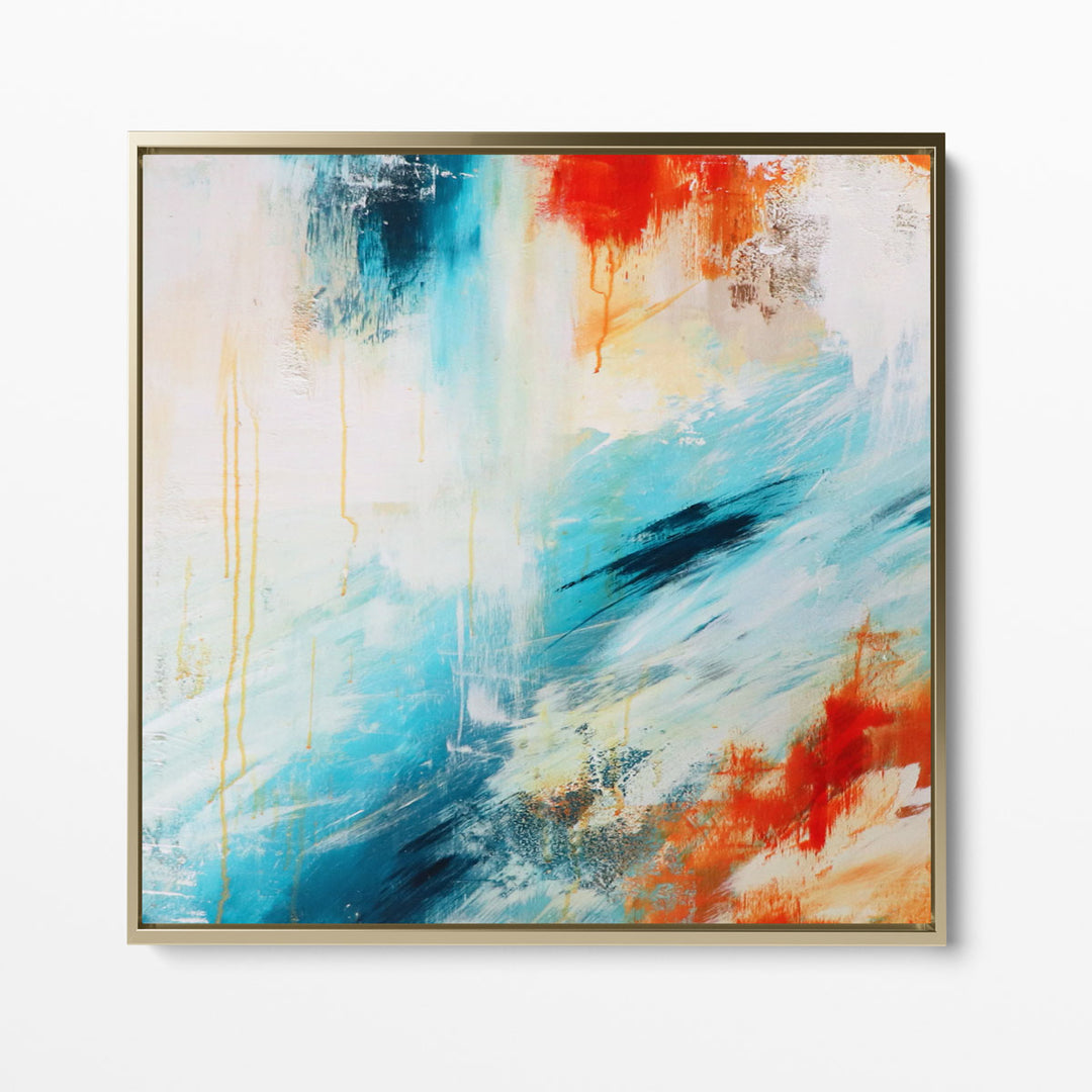 Square Melodies of the soul canvas print