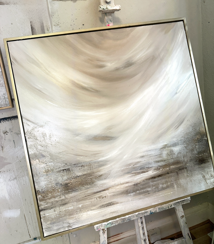 Arc of light-100x100cm Original Oil Painting on Canvas
