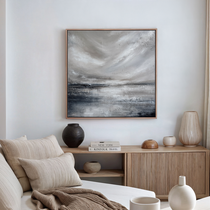 Lifted by Strength -102x102cm Original Oil Painting on Canvas