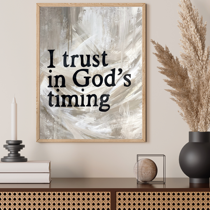 God's timing original art A2