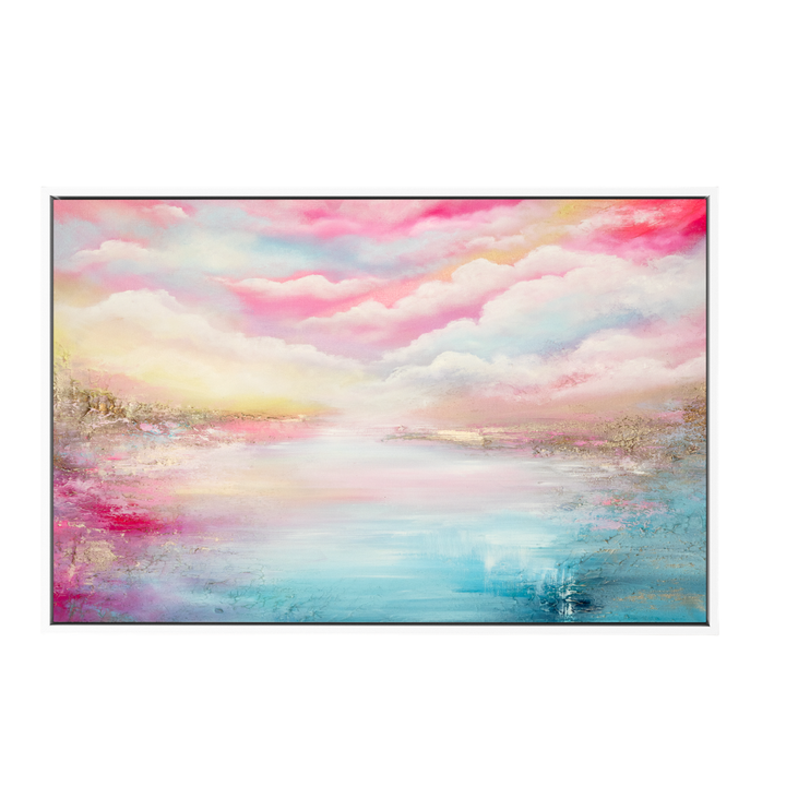 Ocean of delight - Framed canvas print