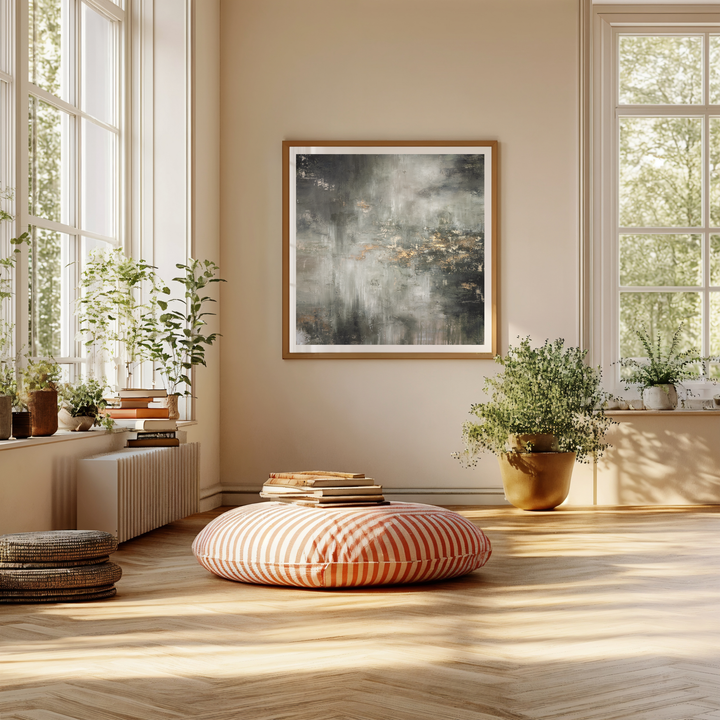 Whispers of emerald light- Square 50x50cm Fine art print