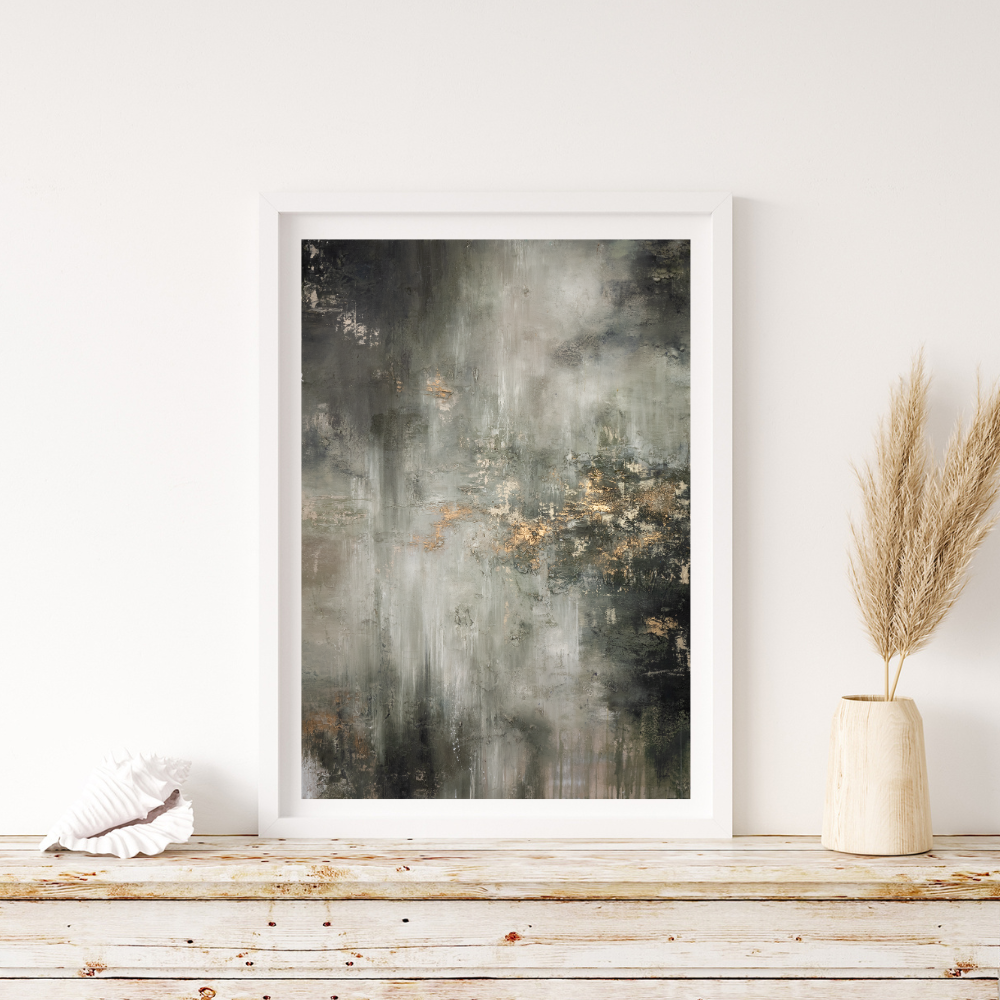 Whispers of Emerald Twilight portrait- Fine art print