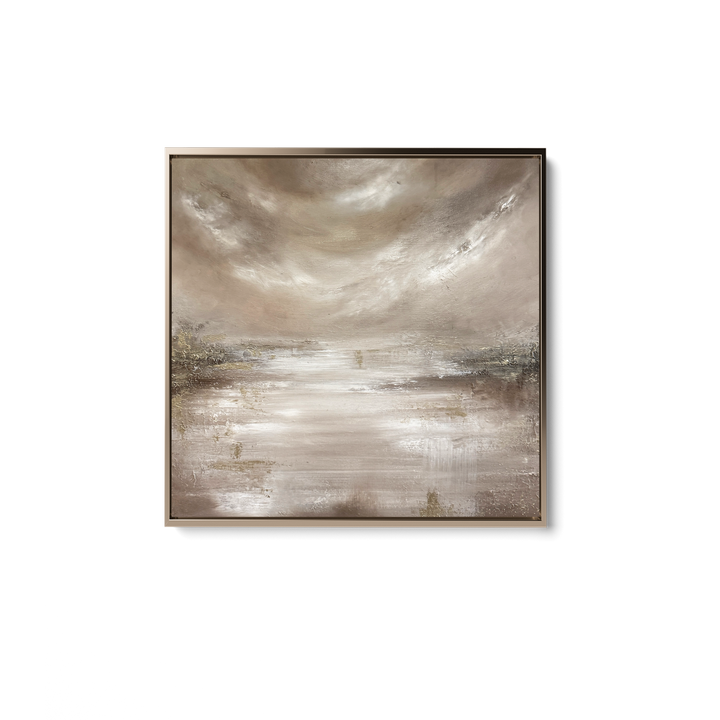 Through Light & Patience- 60x60cm Original Oil Painting on Canvas