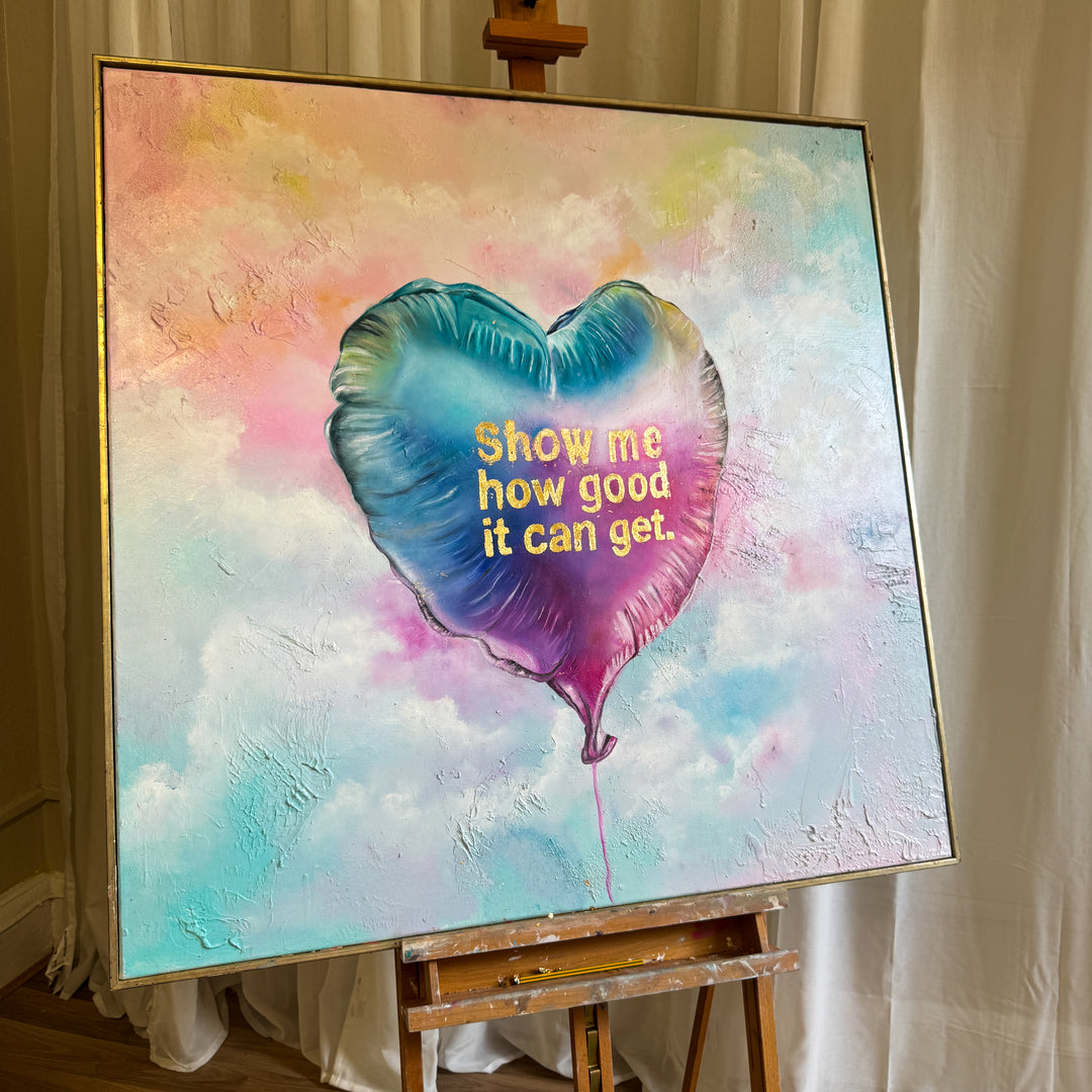 The Story Continues-Original oil painting 100x100cm