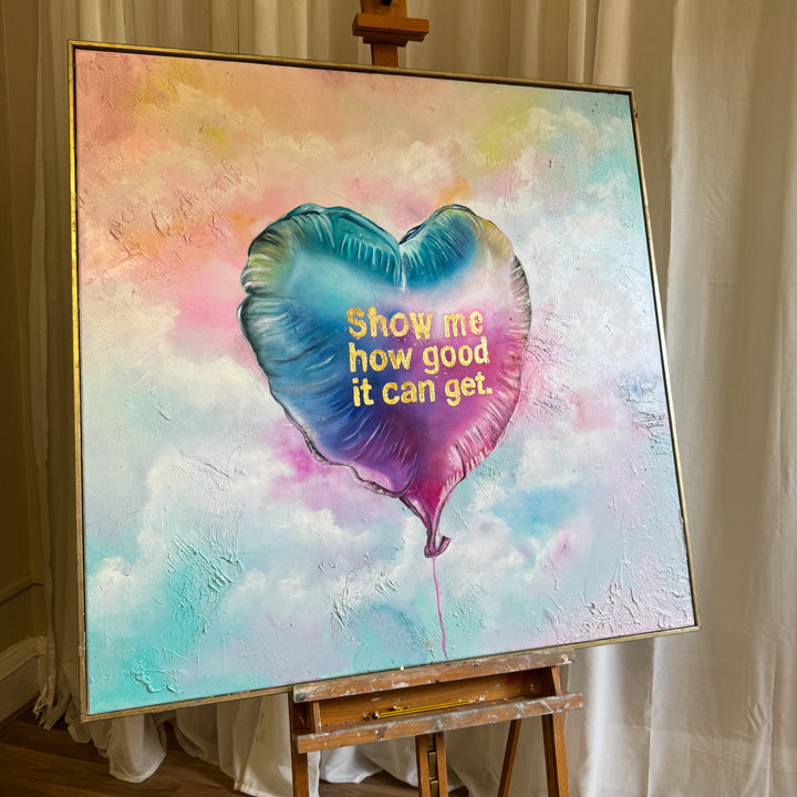 The Story Continues-Original oil painting 100x100cm