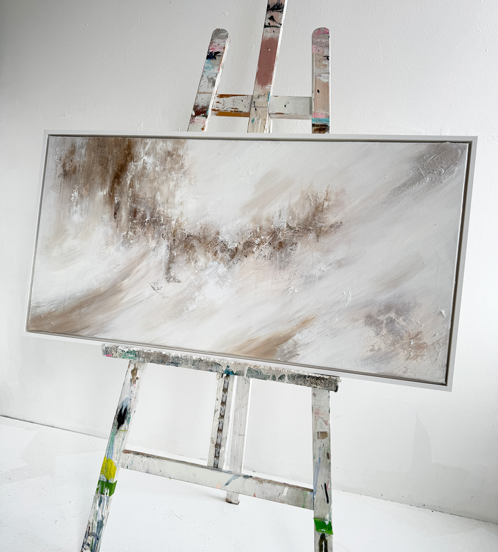 Mocha Twilight-50x100cm Original Oil Painting on Canvas