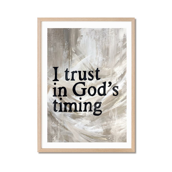 God's timing original art A2