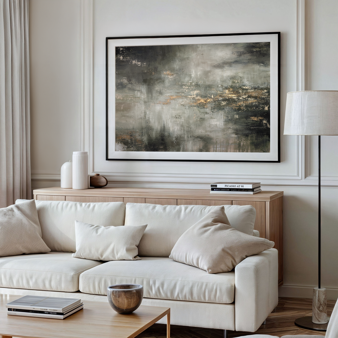 Whispers of Emerald Twilight Landscape- Fine art print