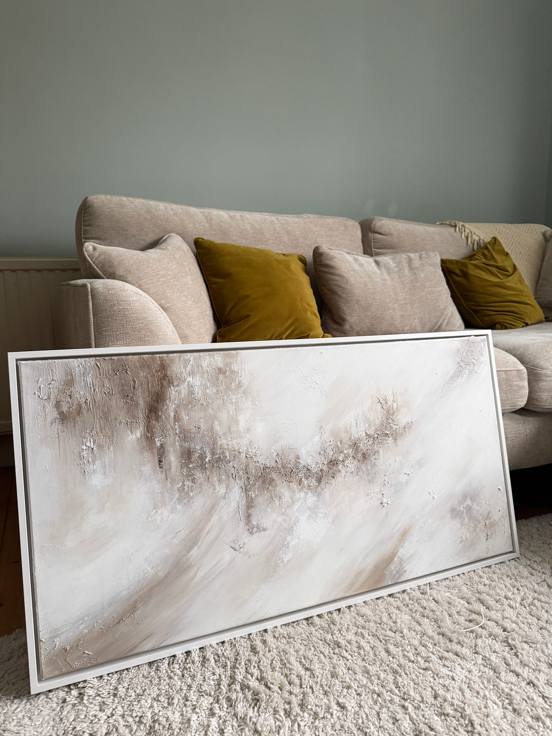 Mocha Twilight-50x100cm Original Oil Painting on Canvas