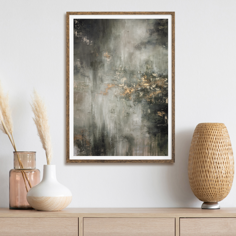 Whispers of Emerald Twilight portrait- Fine art print