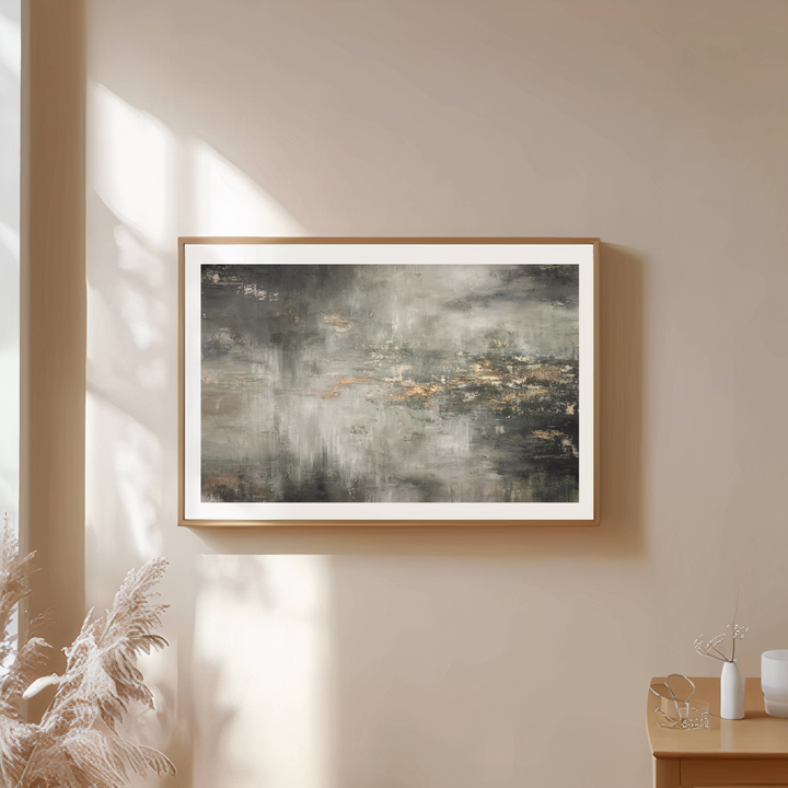 Whispers of Emerald Twilight Landscape- Fine art print