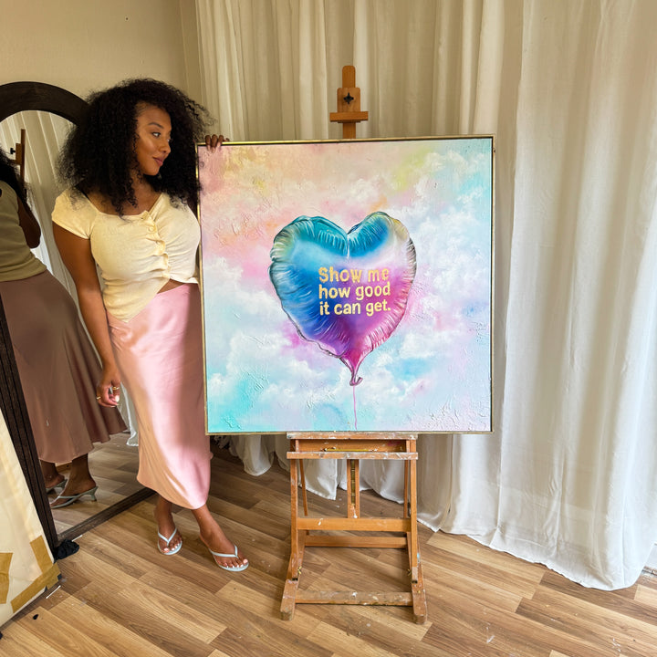 The Story Continues-Original oil painting 100x100cm