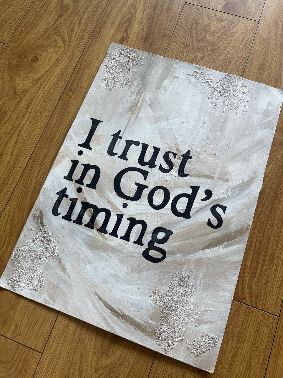 God's timing original art A2