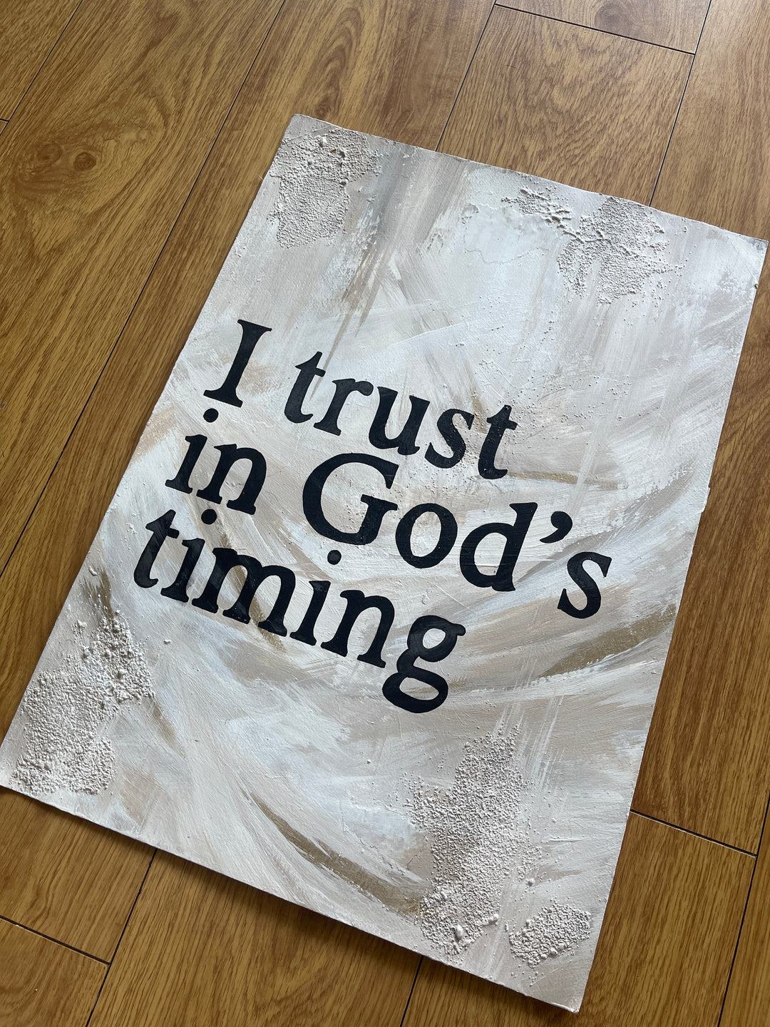 God's timing original art A2