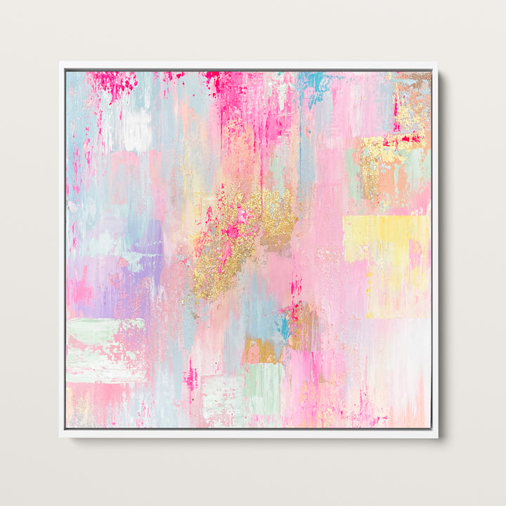 Square Serenade of happiness canvas print