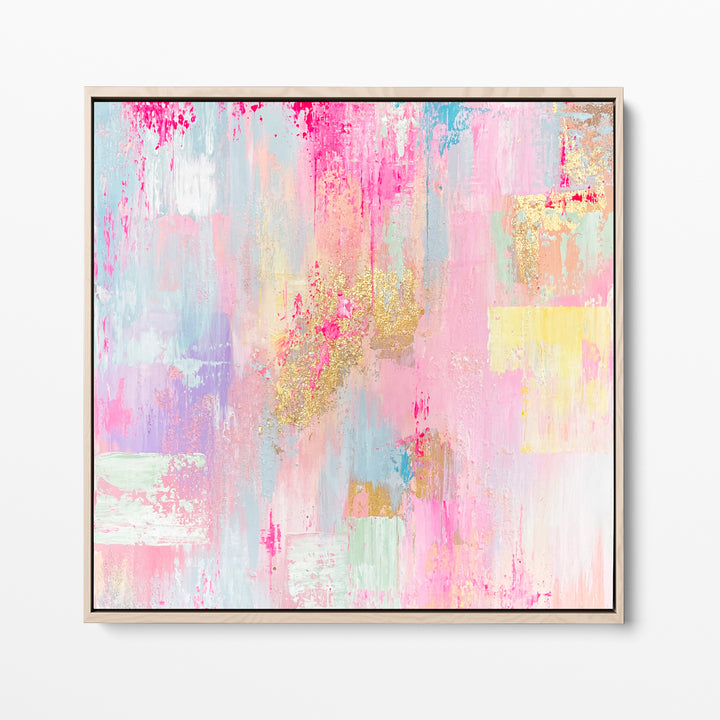 Square Serenade of happiness canvas print