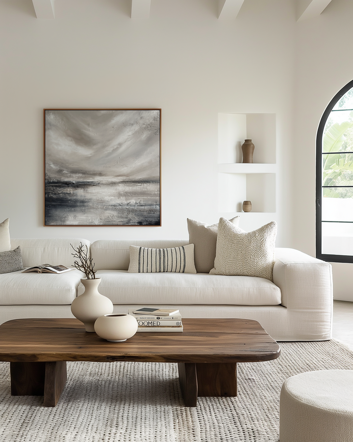 Lifted by Strength -102x102cm Original Oil Painting on Canvas