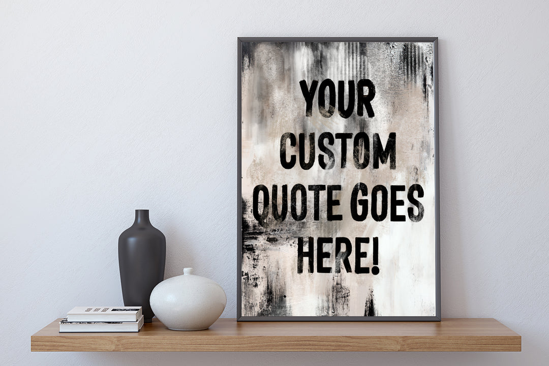 Custom quote print